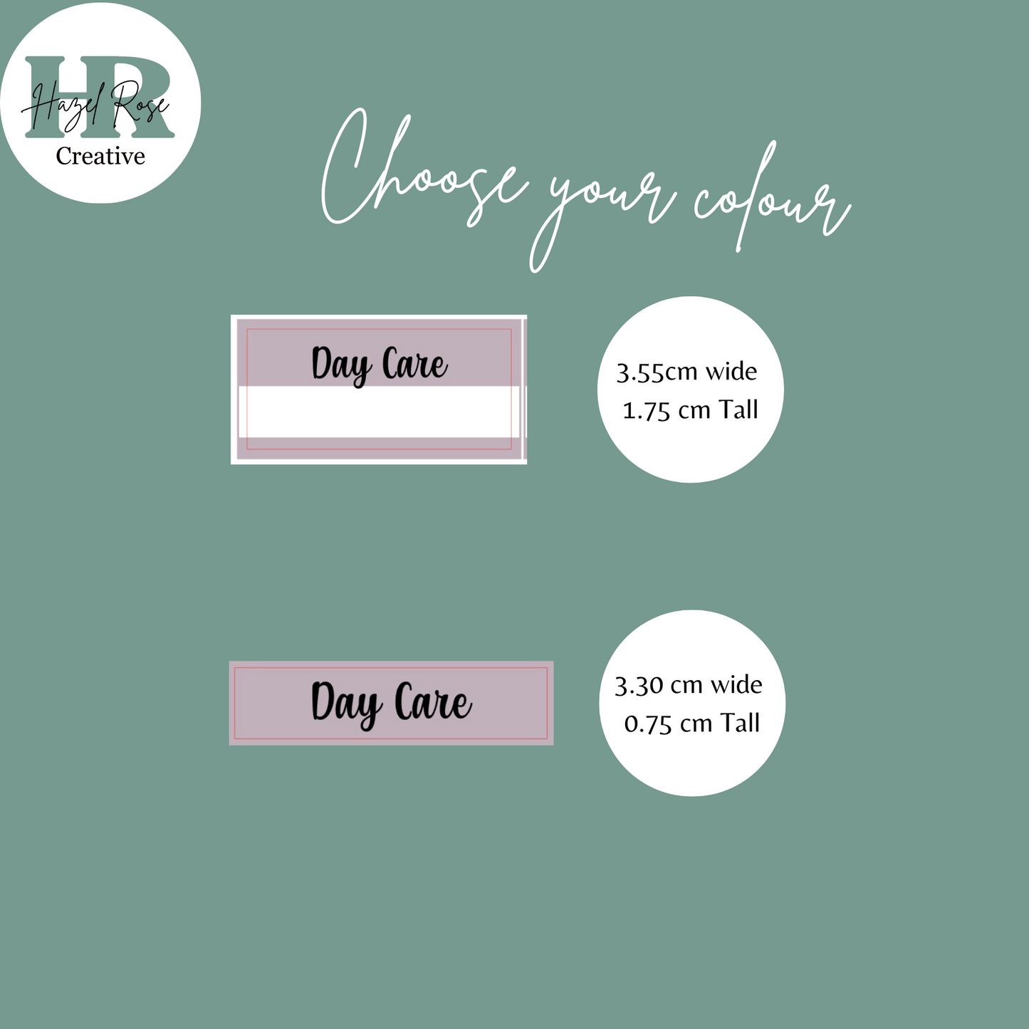 Daycare script header and events box
