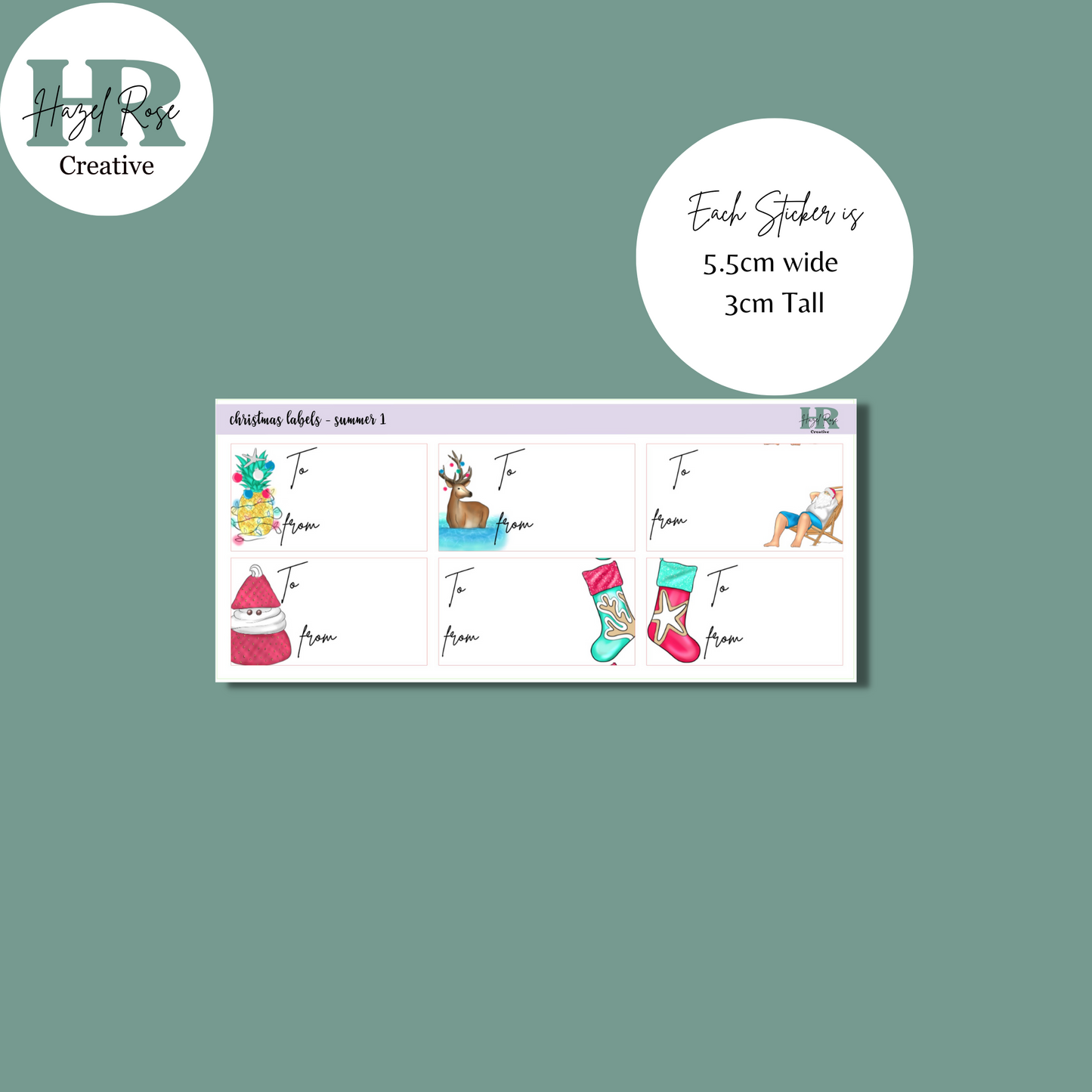 Christmas Present Labels, Gift Tags, Christmas present tags