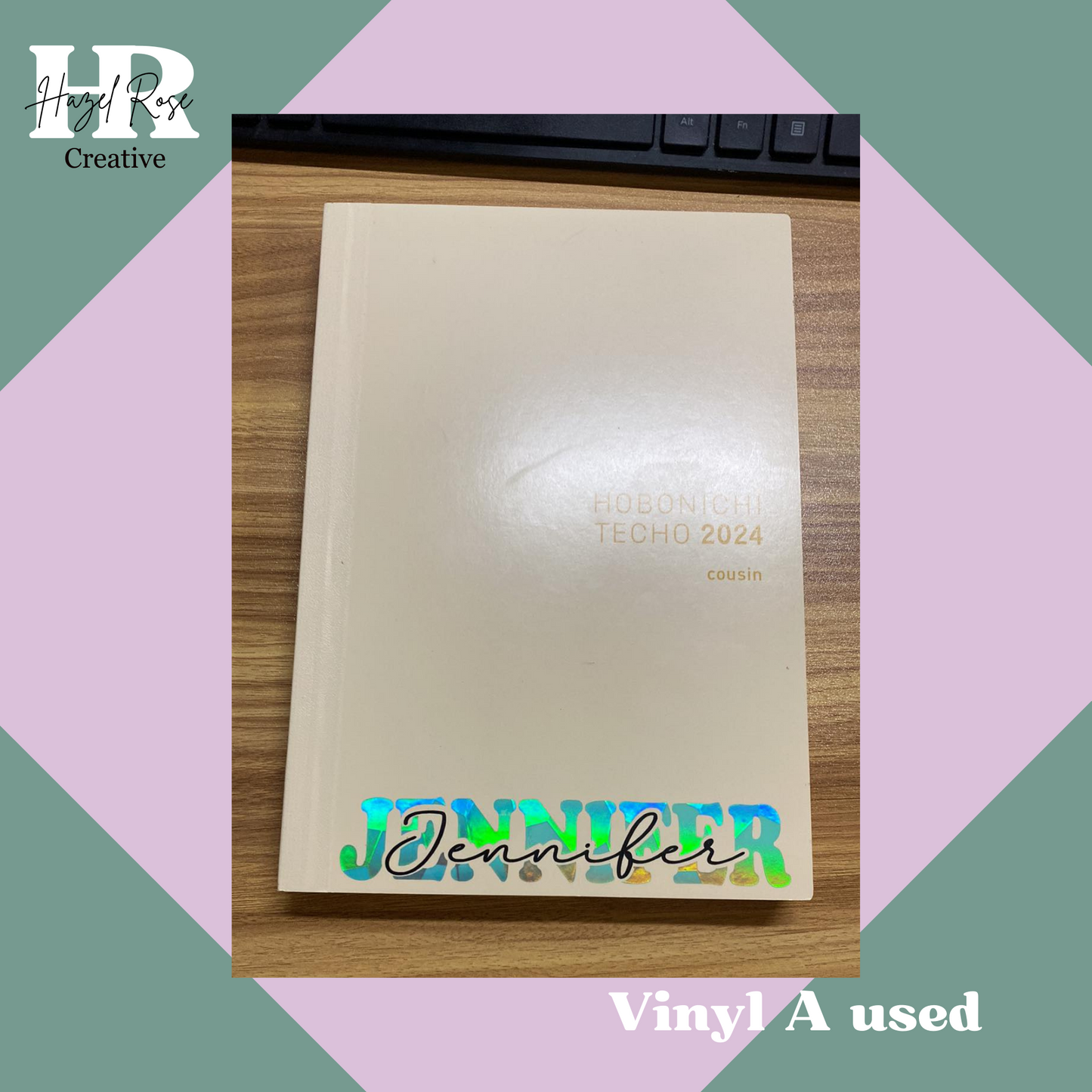 Vinyl Double Name Stickers