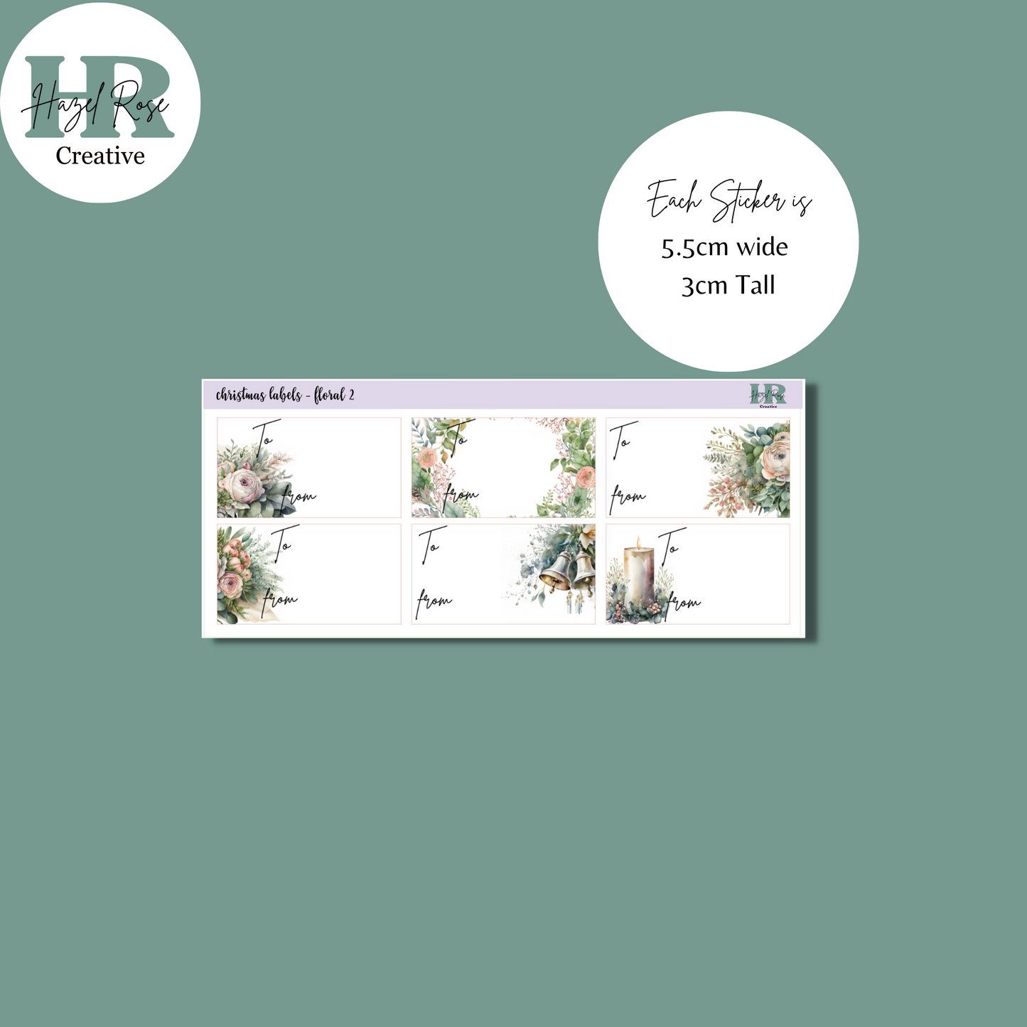 Christmas Present Labels, Gift Tags, Christmas present tags