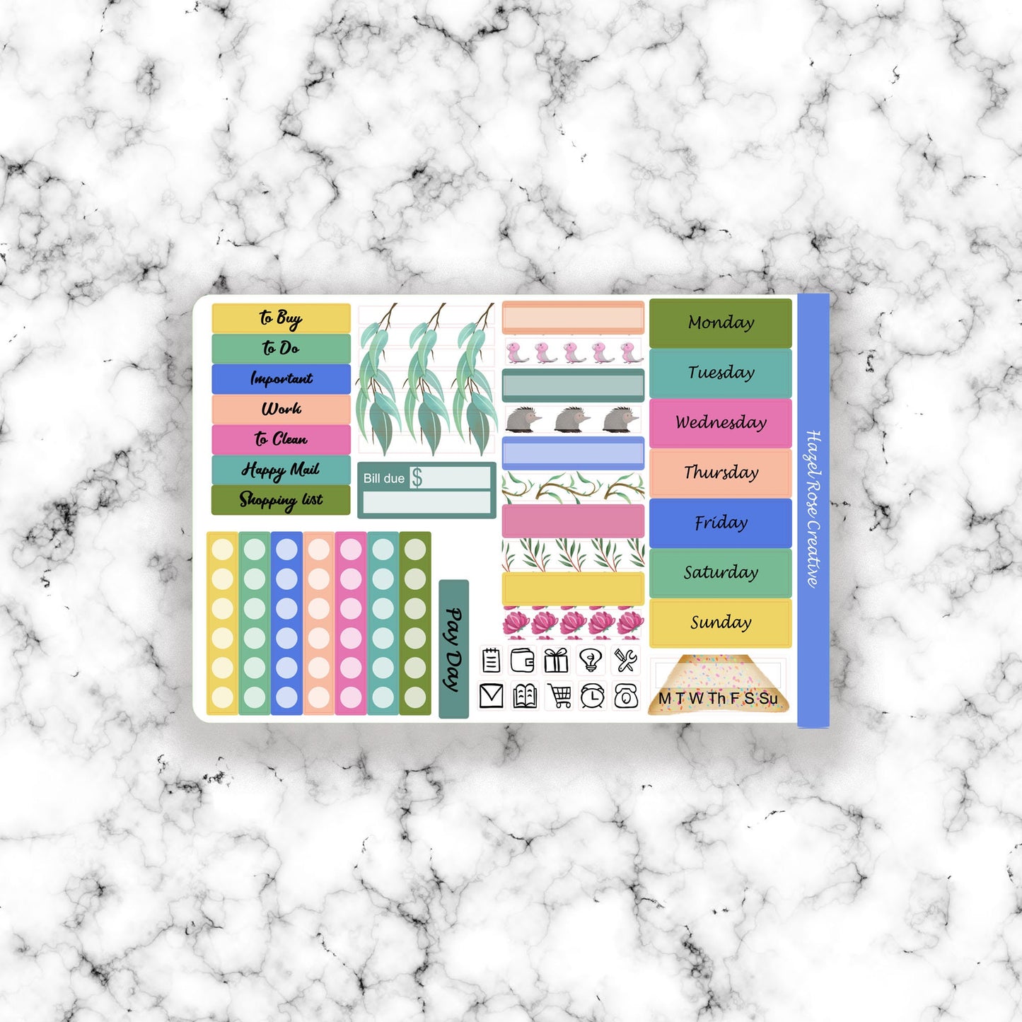 Mini Weekly Kit - Aussie Animals