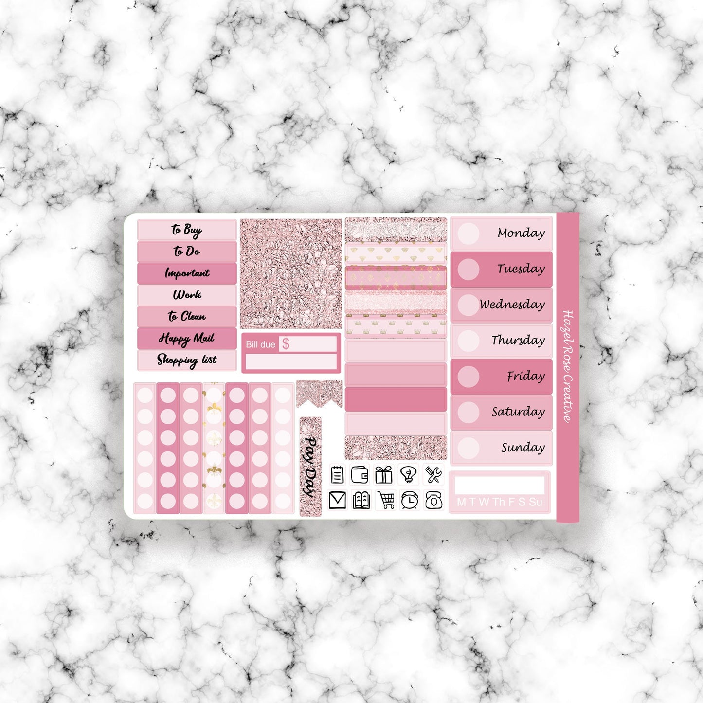 Mini Weekly Kit - Princess