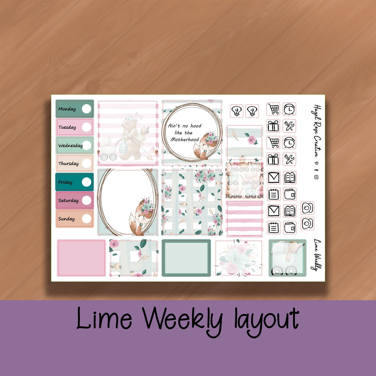 Lime Weekly Kit - Mama Bear