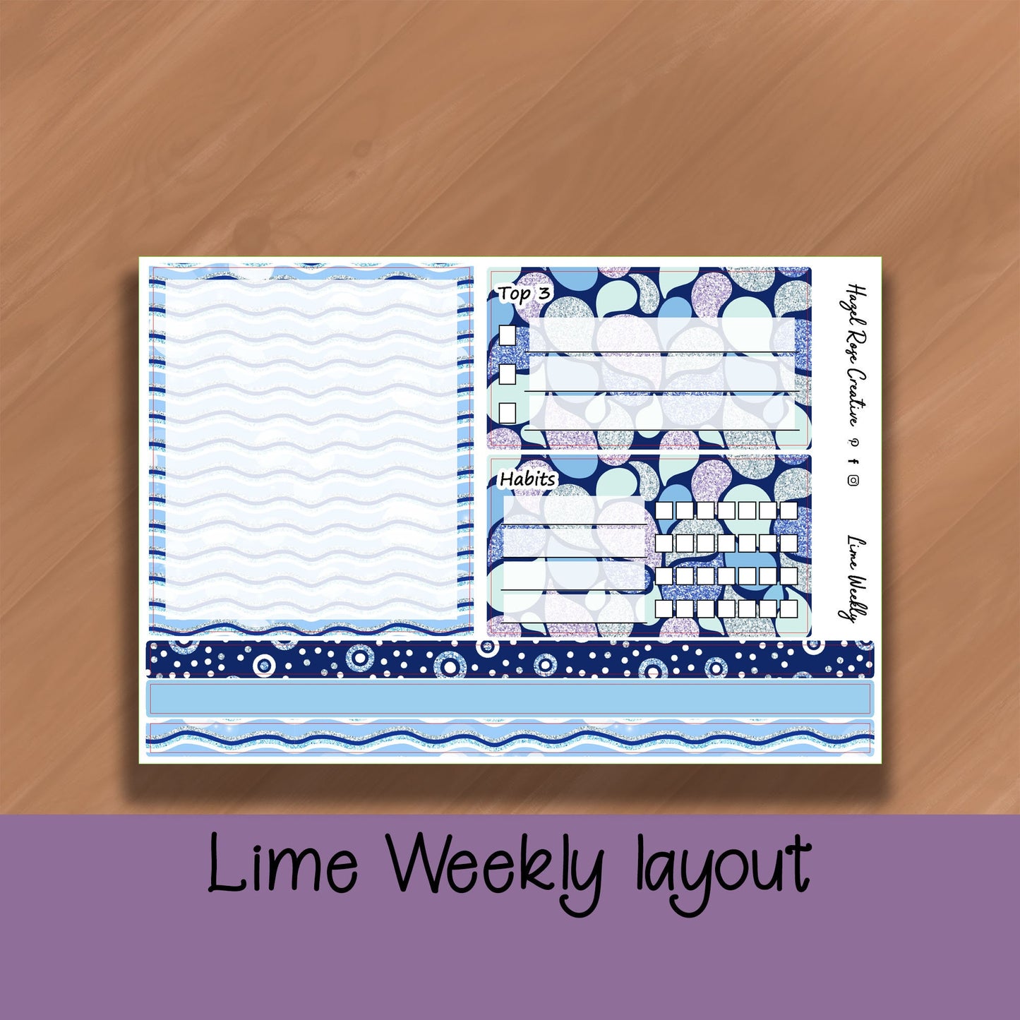 Lime Weekly Kit - Ocean Queen