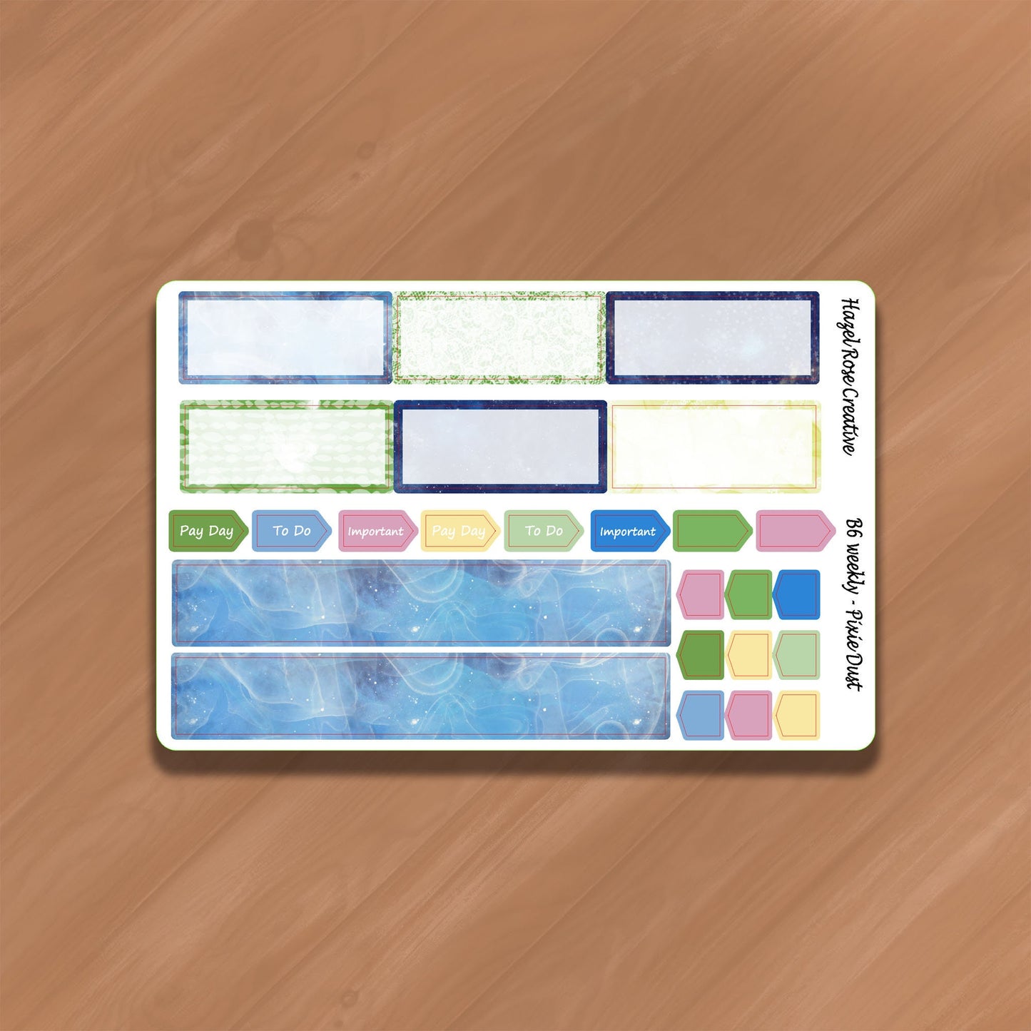 B6 Weekly Kit - Pixie Dust