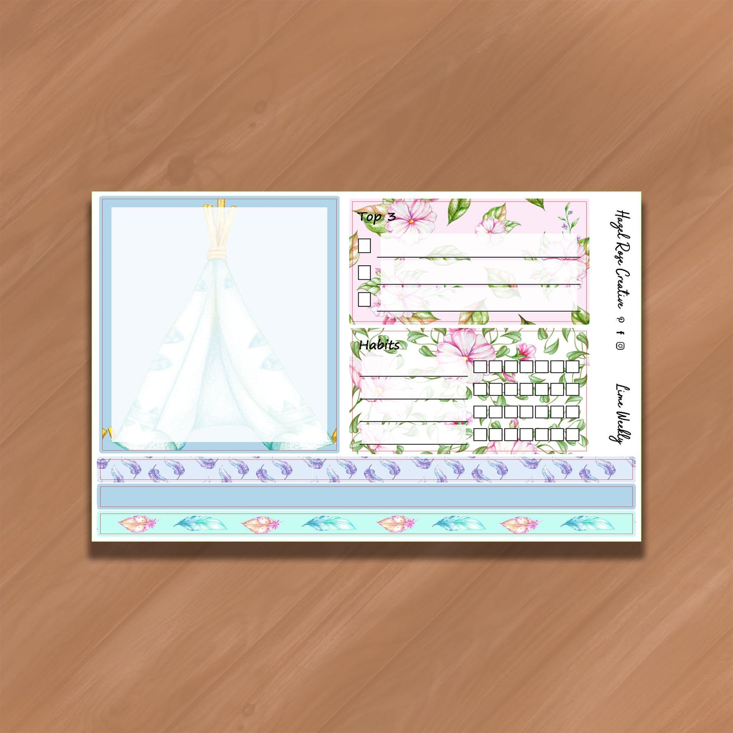 Lime Weekly Kit - Bohemian Dreaming