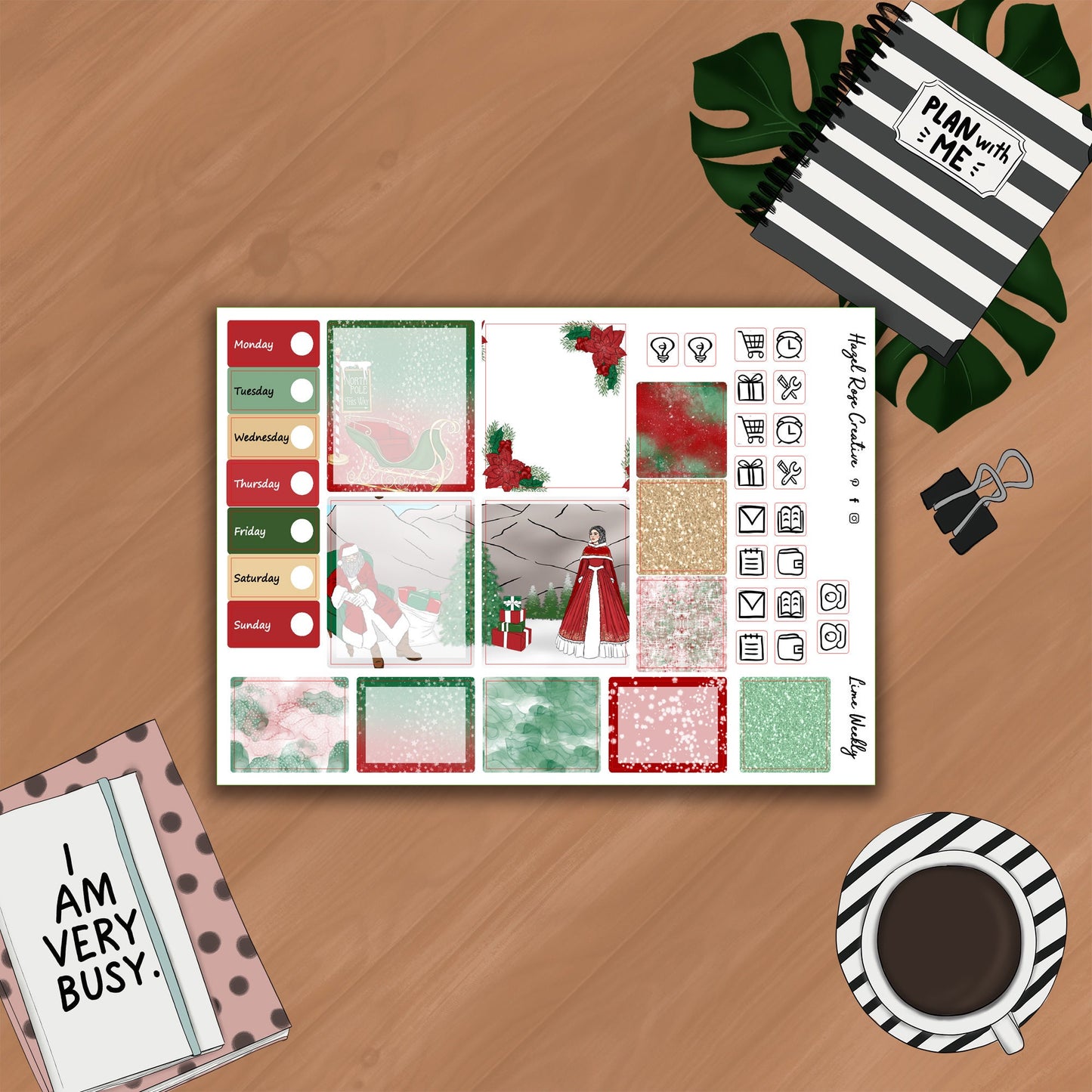 Lime Weekly Kit - Christmas