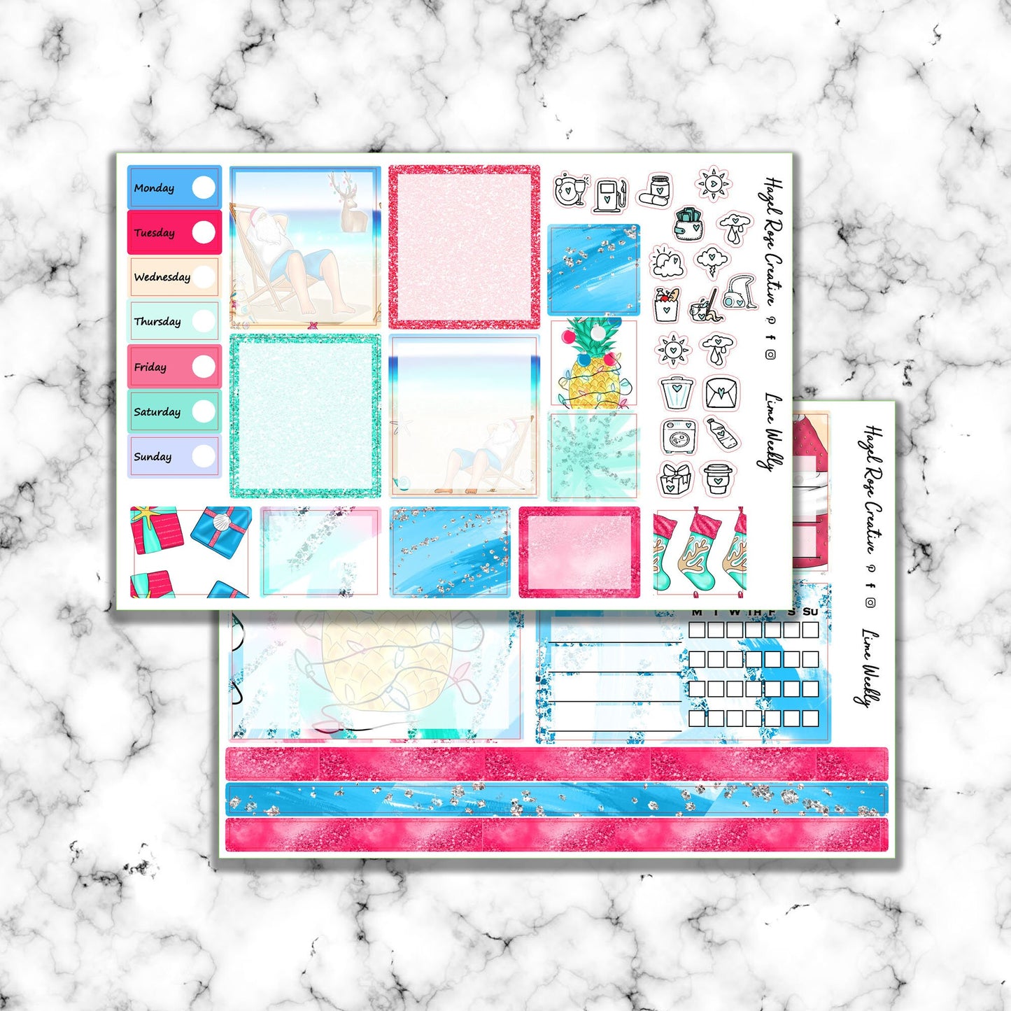 Lime Weekly Kit - Summer Christmas