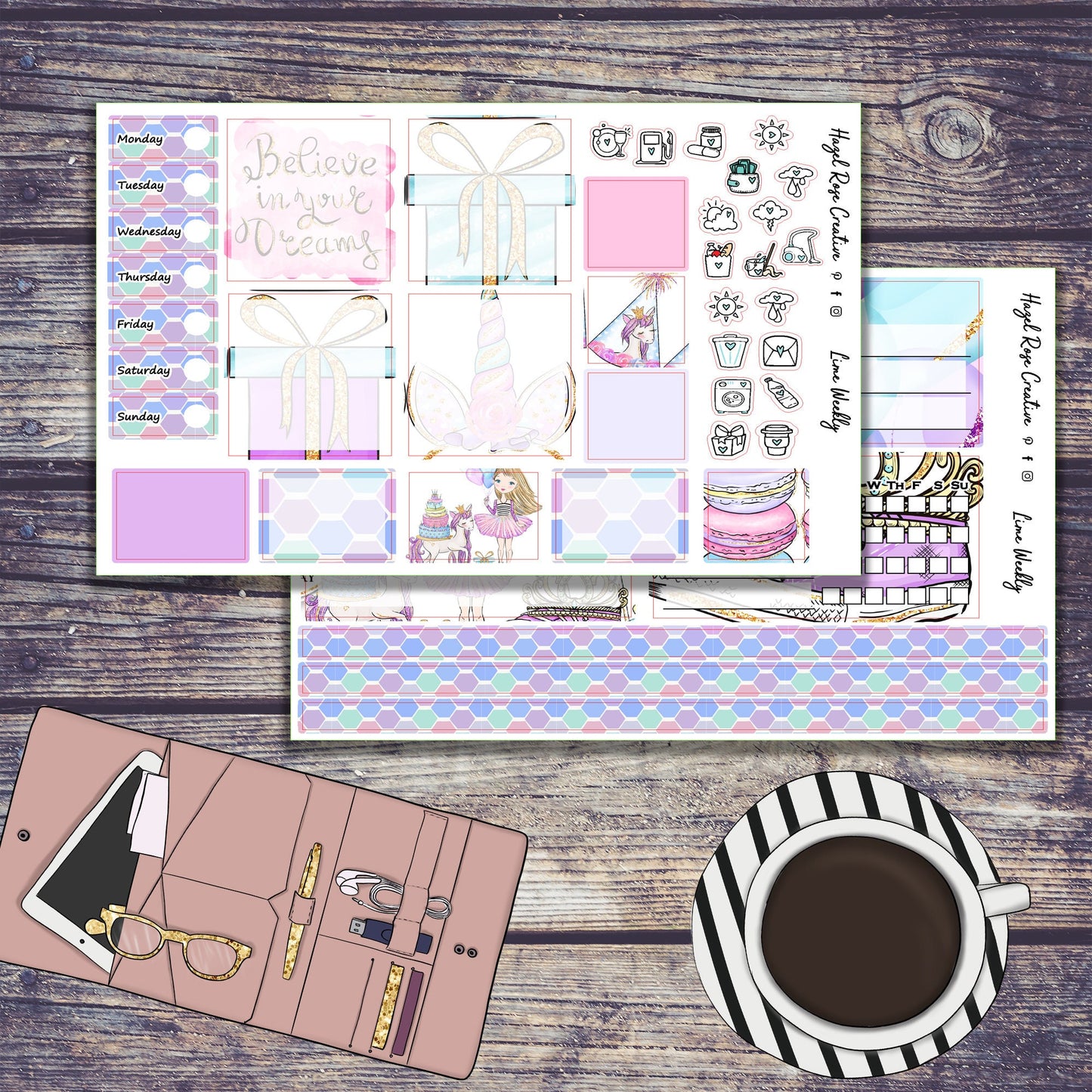 Lime Weekly Kit - Birthday Girl
