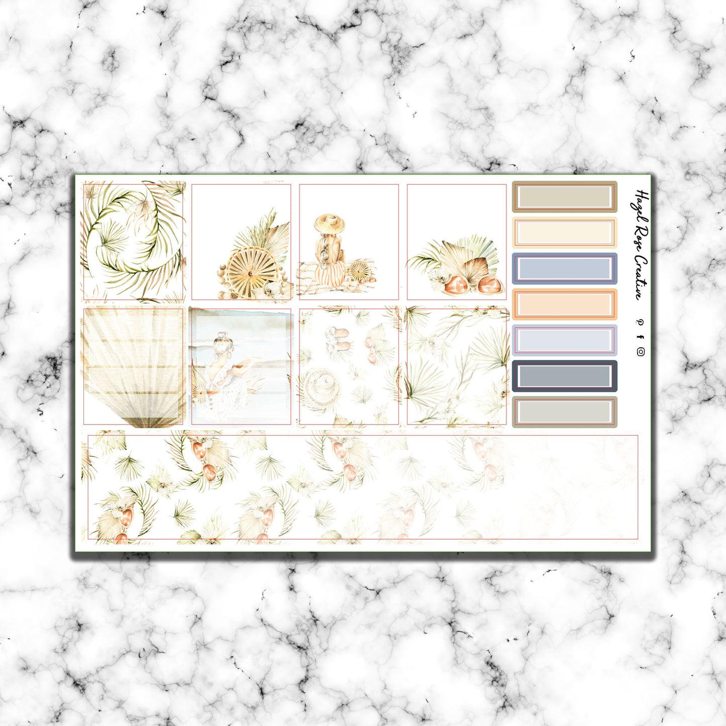 Monthly Kit - A5 Daily Duo - Summer Style
