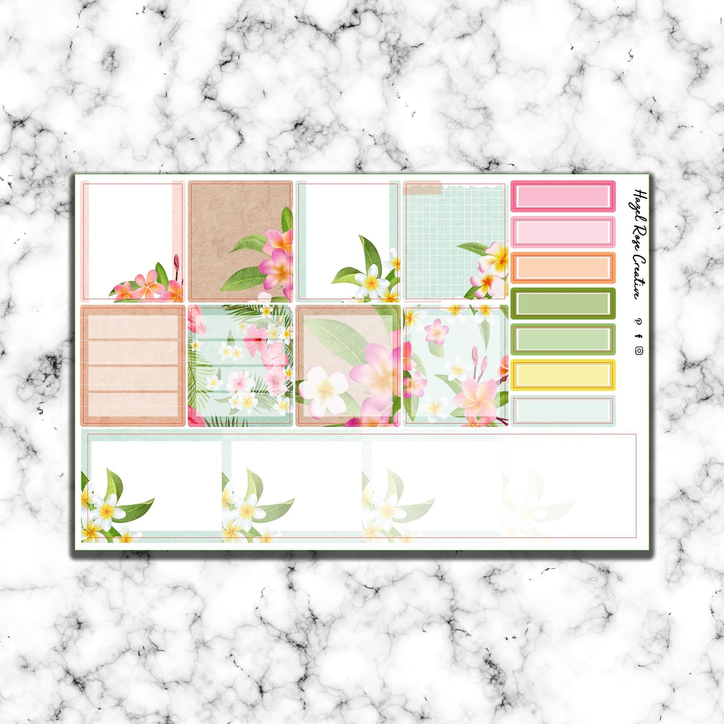 Monthly Kit - A5 Daily Duo - Tropical Scrapbook