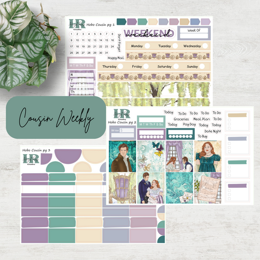 Hobonichi Cousin Weekly kit - Romancing Ms Featherington