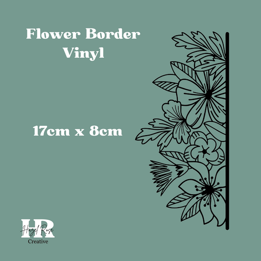 Vinyl Flower border Stickers