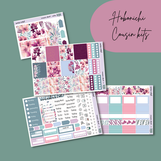 Sunrise Orchid - Hobonichi Cousin Weekly kit