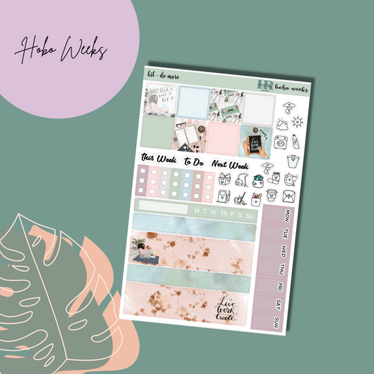 Hobonichi Weeks sticker kit - Do More
