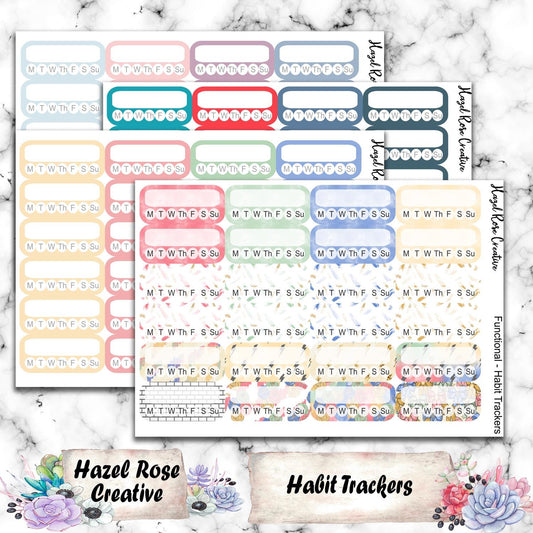 Functional Stickers - Habit Trackers