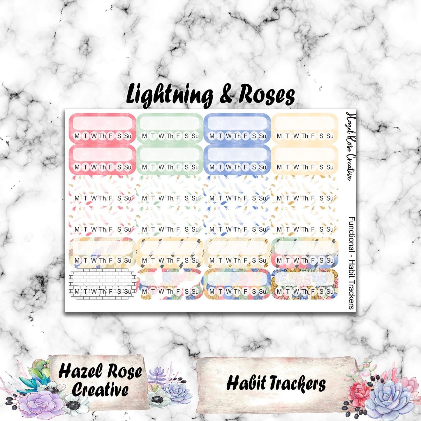 Functional Stickers - Habit Trackers