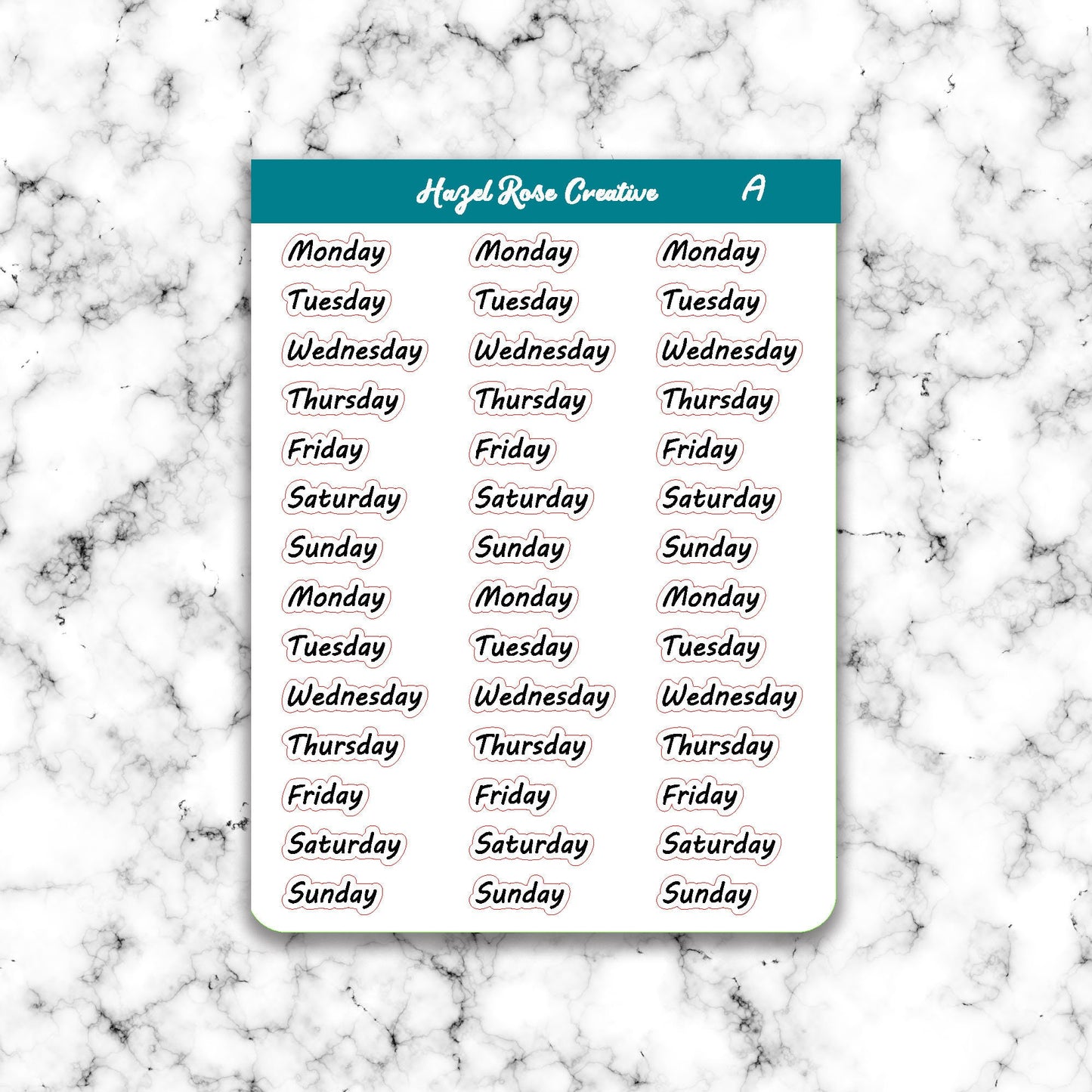 Functional Stickers - Date Covers
