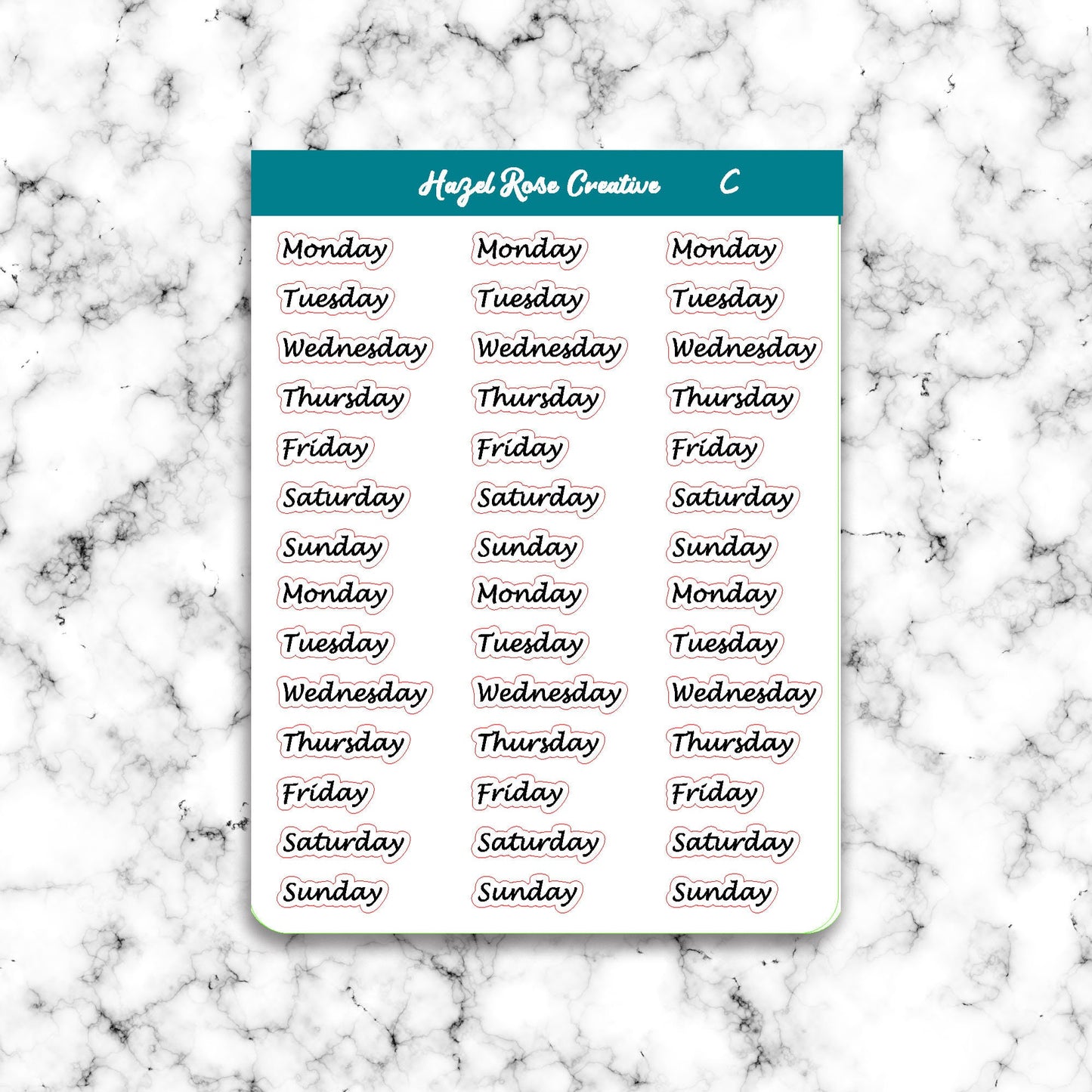 Functional Stickers - Date Covers