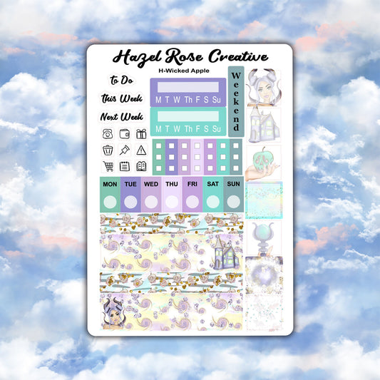 Hobo Weeks Weekly Sticker Kit - Wicked Apple