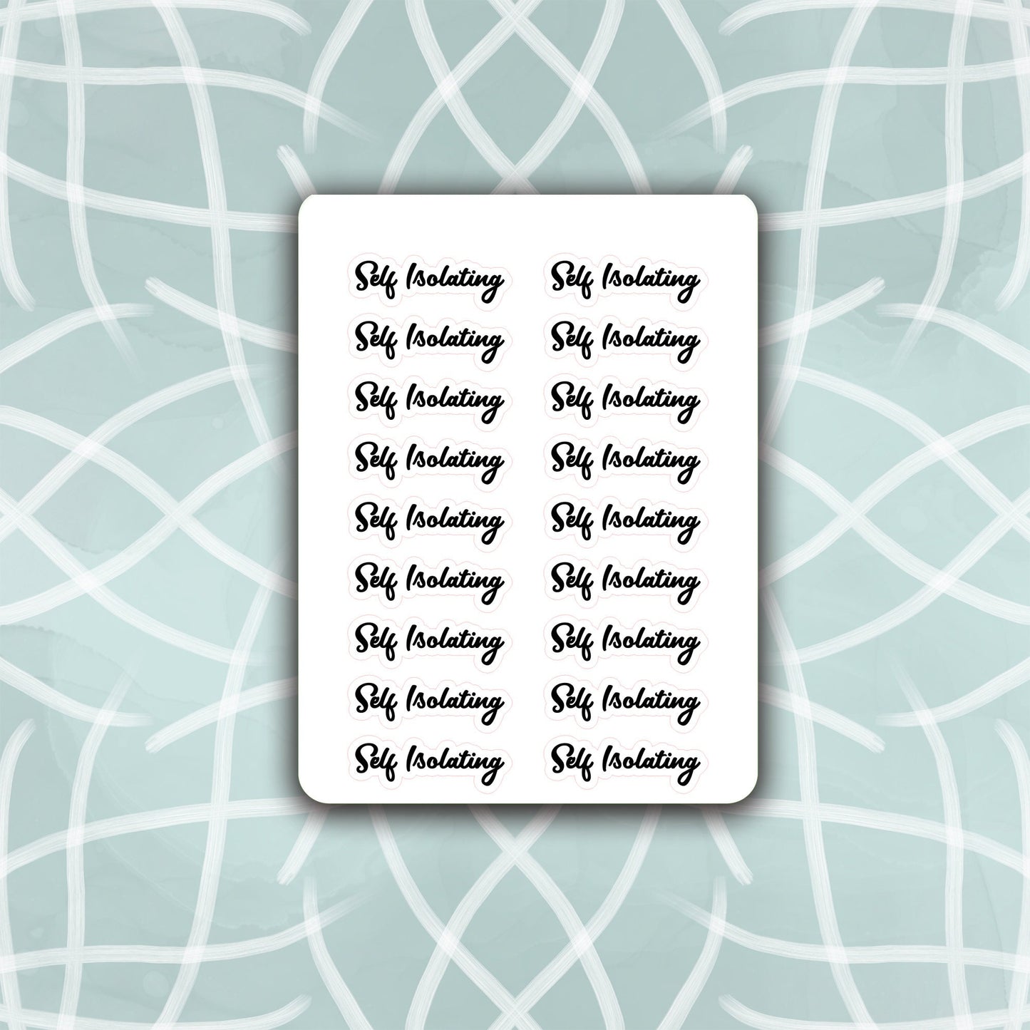 Functional Stickers - Scripts - Self Isolating