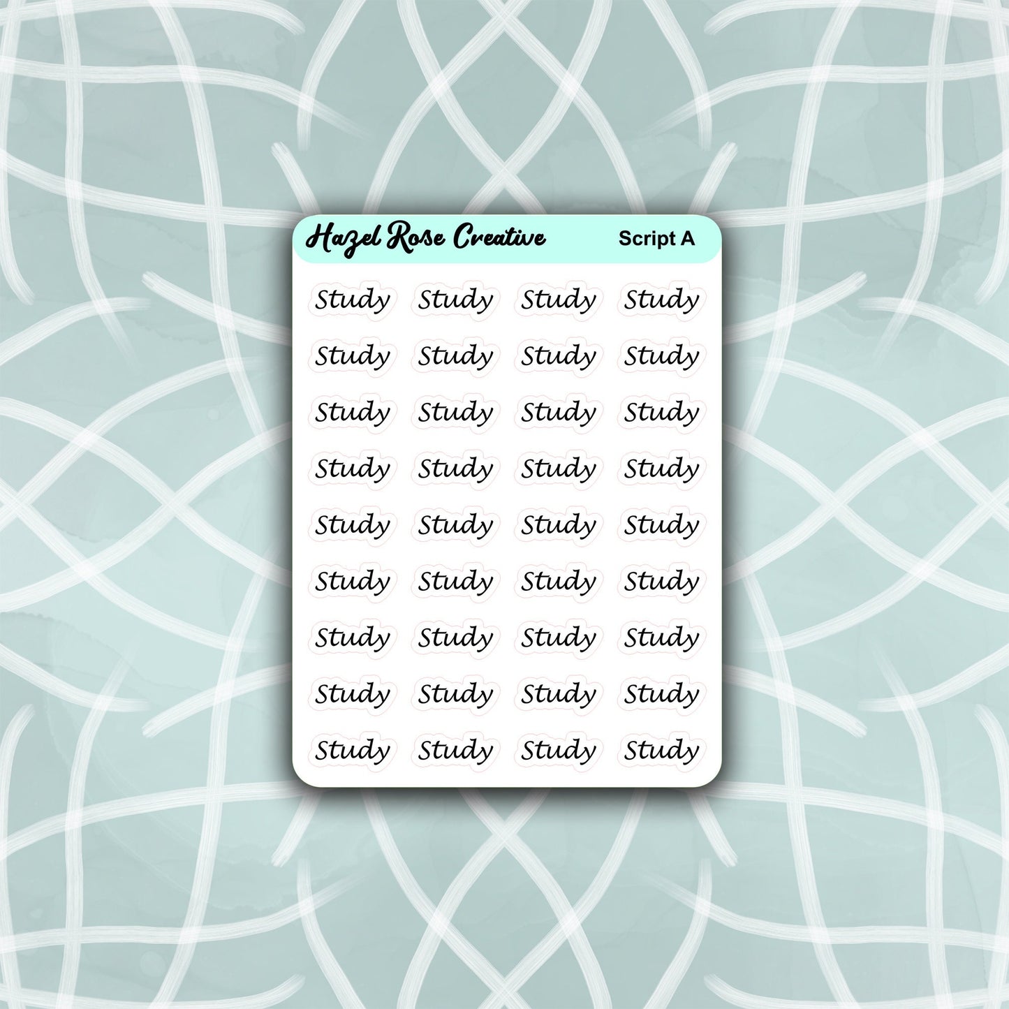 Functional Stickers - Scripts - Study