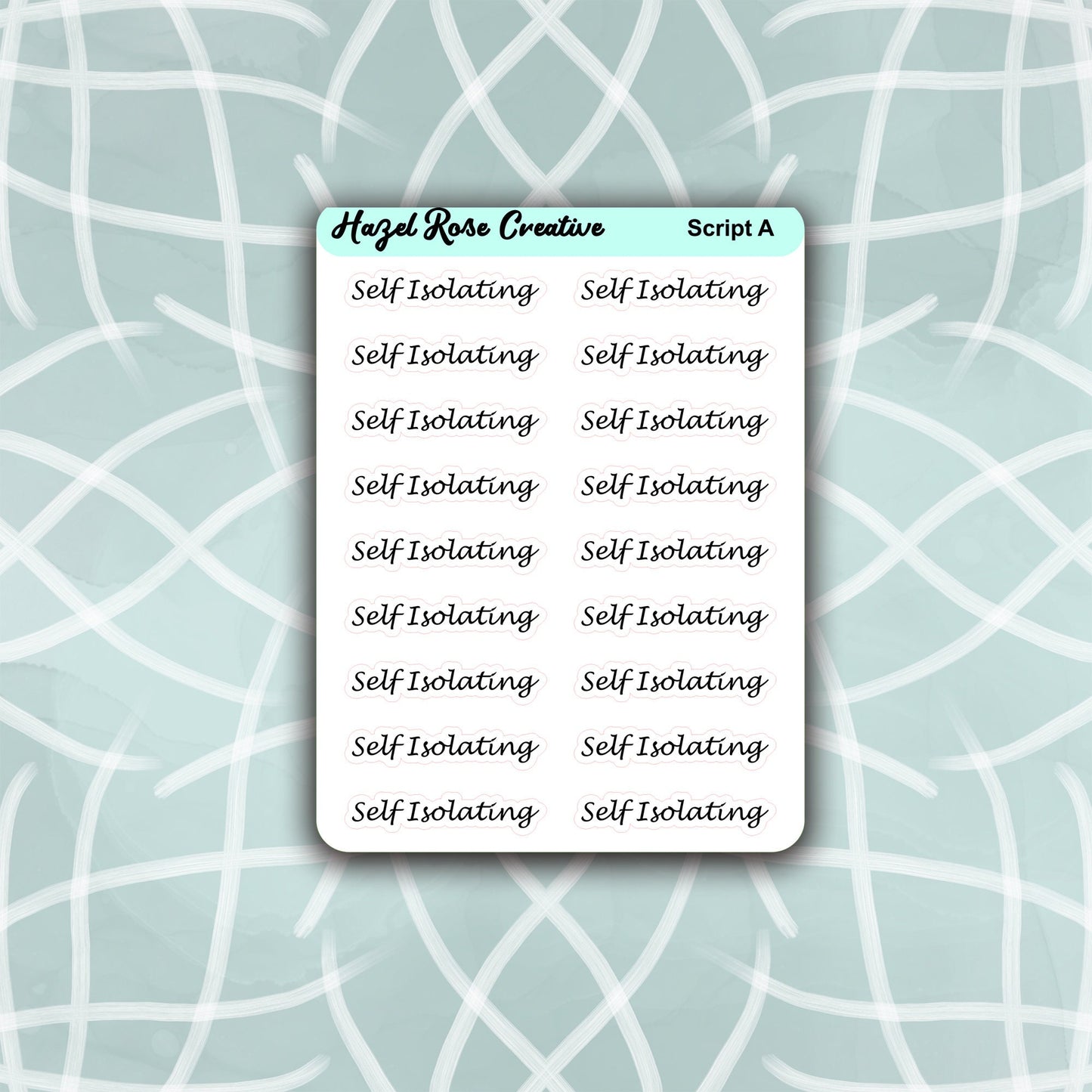 Functional Stickers - Scripts - Self Isolating