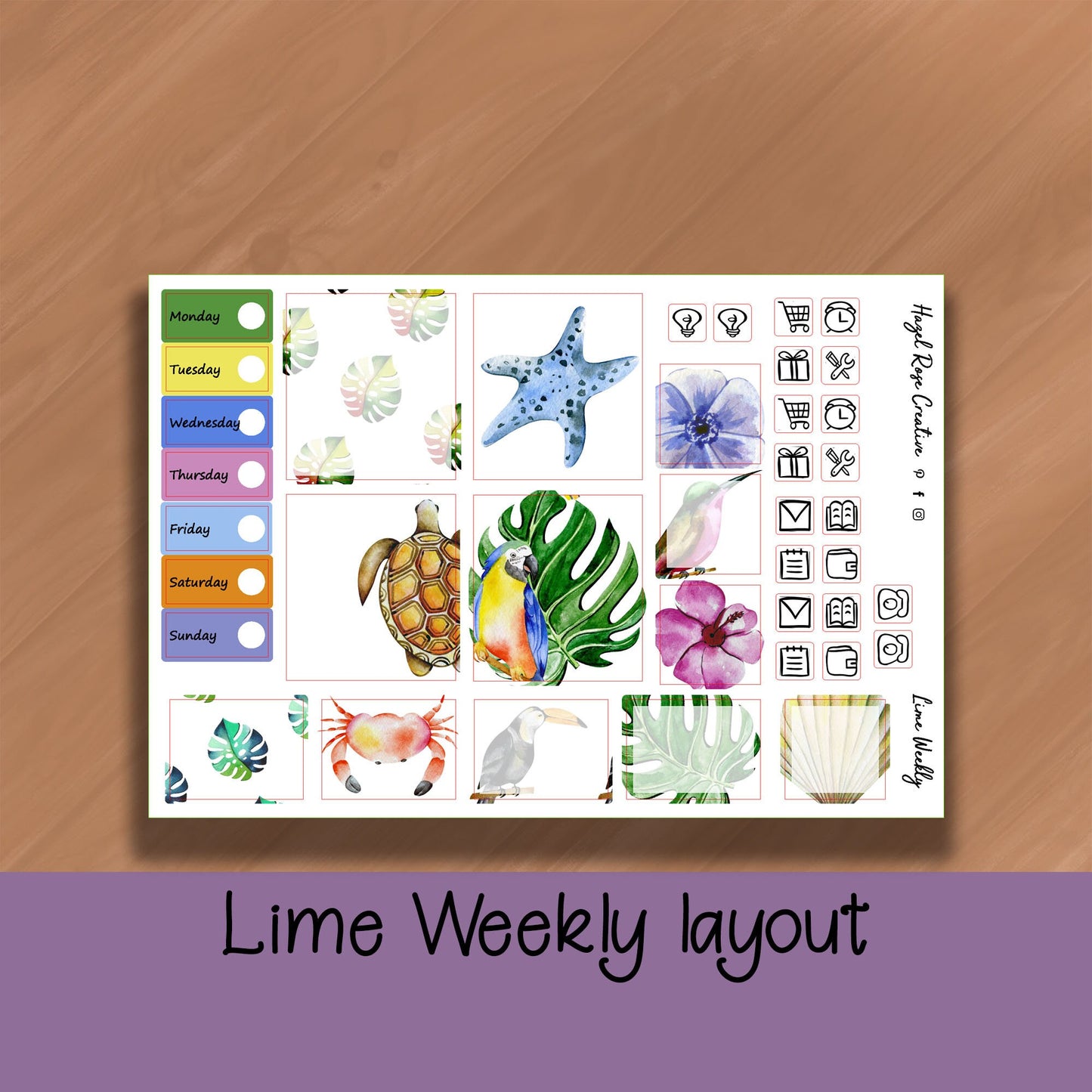 Lime Weekly Kit - Tropical
