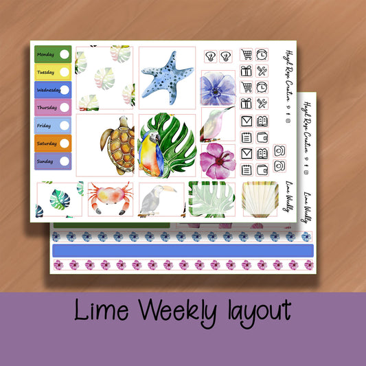 Lime Weekly Kit - Tropical