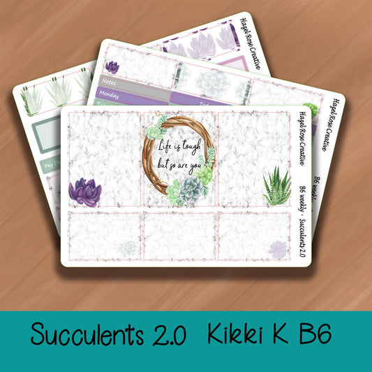 B6 Weekly Kit - Succulents 2.0
