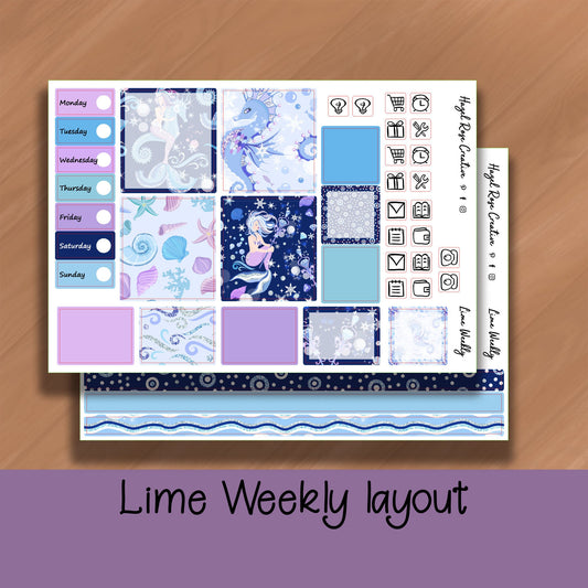 Lime Weekly Kit - Ocean Queen