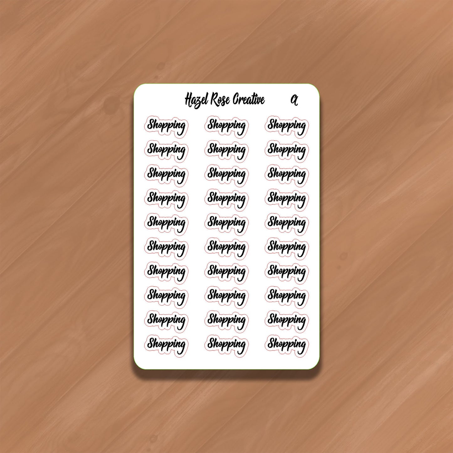 Functional Stickers -  Shopping