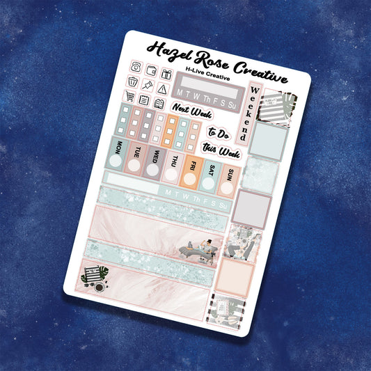 Hobo Weeks Weekly Sticker Kit - Live Creative