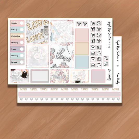 Lime Weekly Kit - All About Love