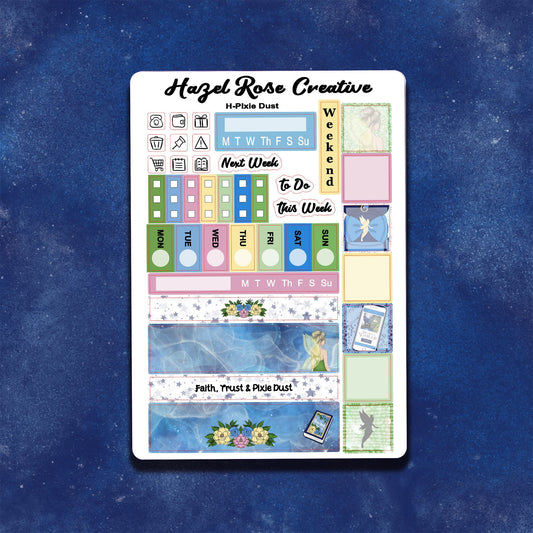 Hobo Weeks Weekly Sticker Kit - Pixie Dust
