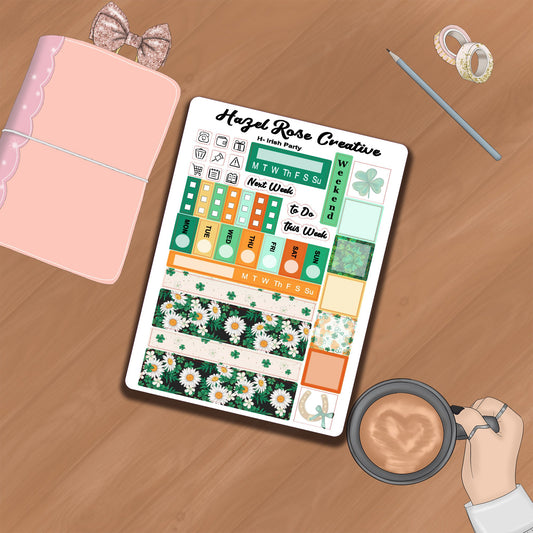Hobo Weeks Weekly Sticker Kit - Irish Luck