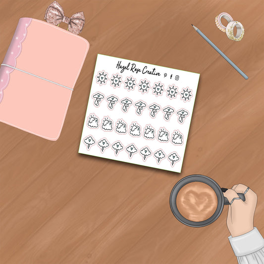 Functional Stickers - Weather Icons