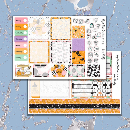 Lime Weekly Kit - Halloween brights