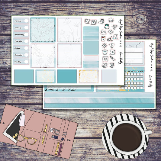 Lime Weekly Kit - Dreaming in Blue