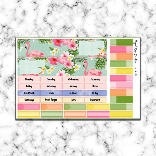Monthly Kit - A5 Daily Duo  - Tropical Scrapbook