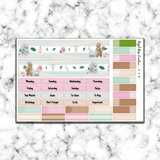 Monthly Kit - A5 Daily Duo - Mama Bear