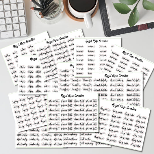 Functional Stickers - Scripts Financial
