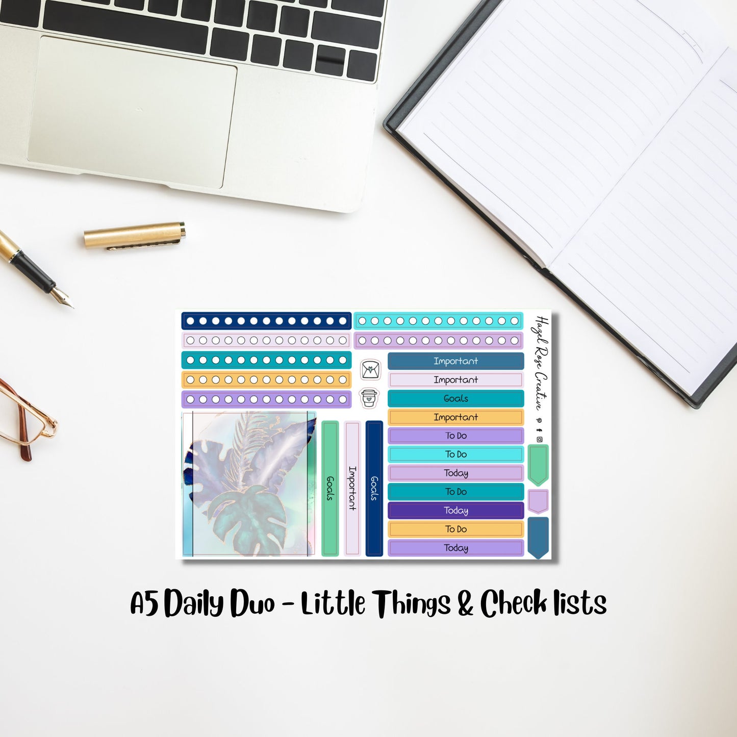 Daily Duo A5 Weekly Kit - Tropical Fluid