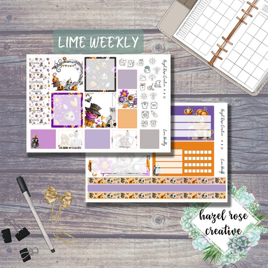 Lime Weekly Kit - Halloween Cuties